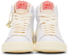 Nike White & Yellow Blazer Mid '77 Vintage Sneakers