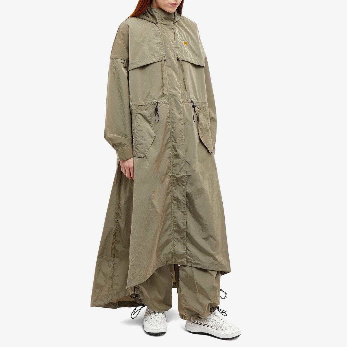 womens nike khaki coat