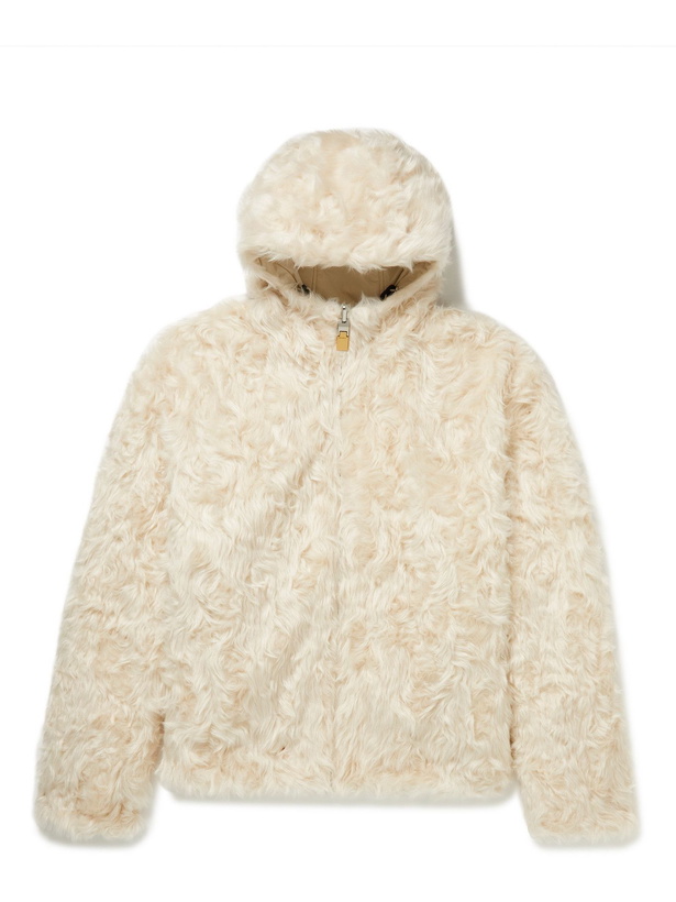 Photo: Givenchy - Reversible Hooded Faux Fur and Padded Shell Jacket - Neutrals
