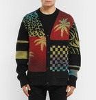 AMIRI - Oversized Patchwork Intarsia Cashmere and Virgin Wool-Blend Cardigan - Multi