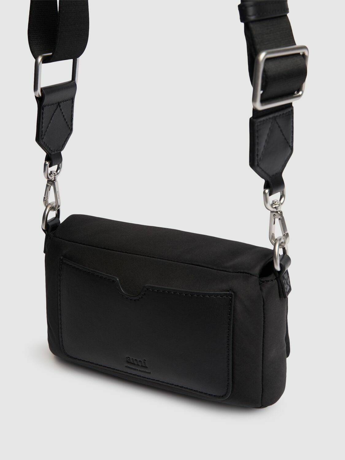 AMI PARIS Adc Nylon Lunch Box Bag AMI