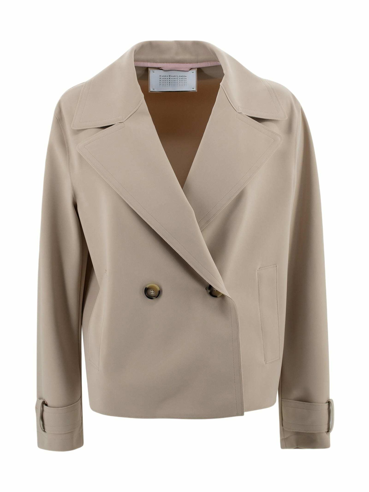 ジャケット HARRIS WHARF LONDON Women Jackets A3502PDZ453 Beige Harris Wharf London Panelled Wool Jacket Off White Harris