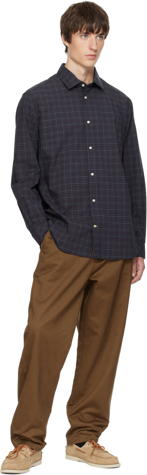 Barbour Navy Ashfield Tailored Shirt