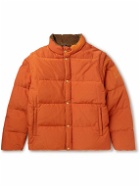 Holubar - Convertible Quilted Padded Shell Down Jacket - Orange