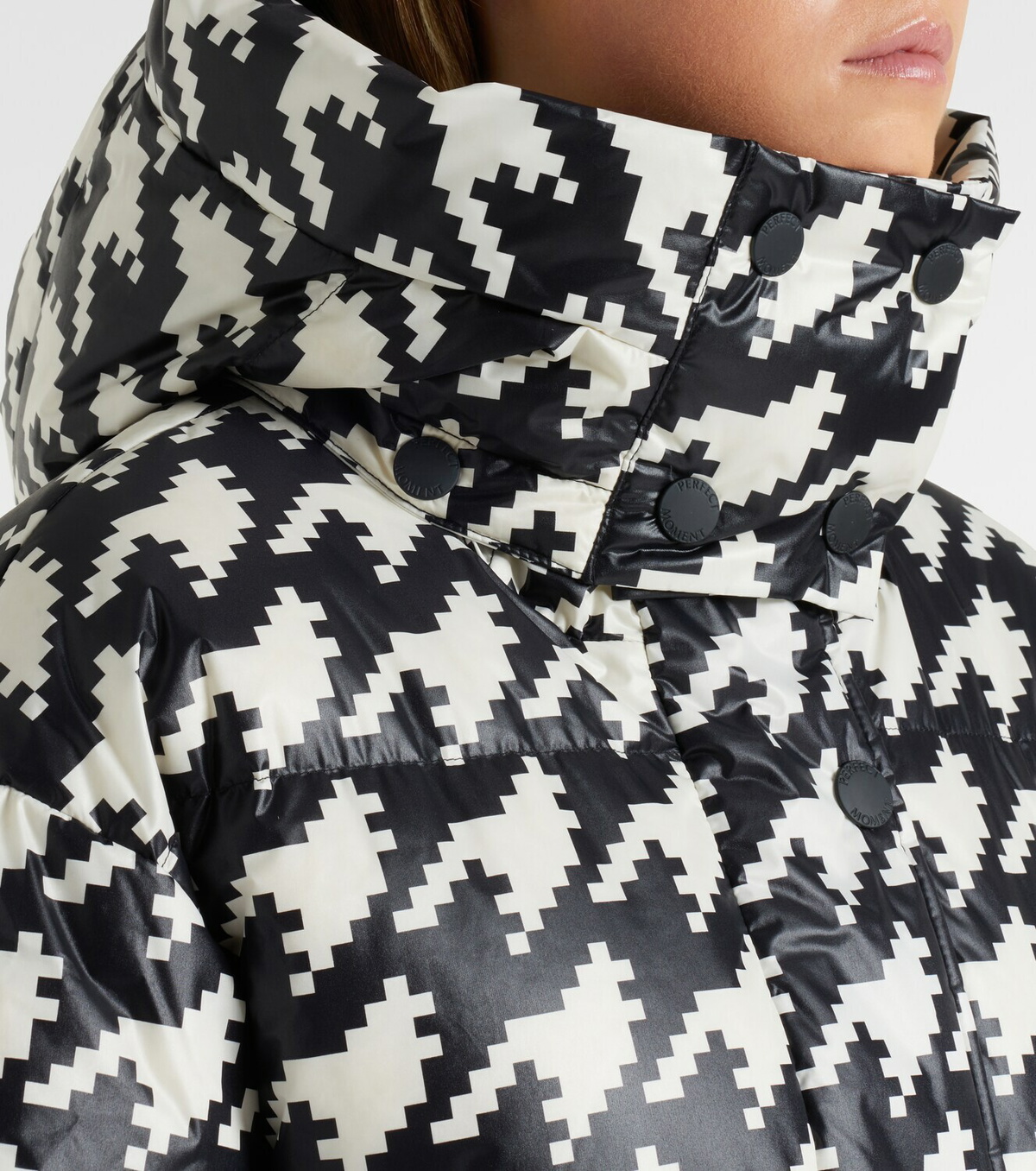 Perfect Moment Cortina houndstooth ski jacket