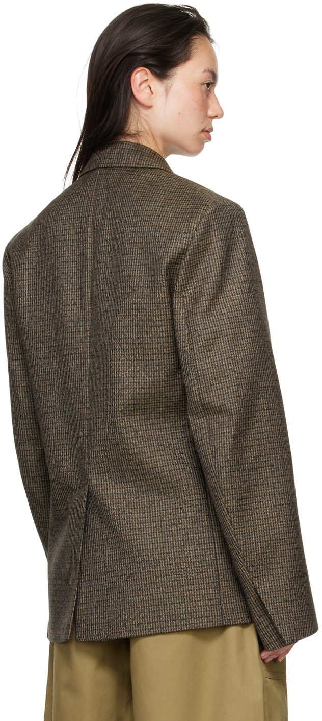 Sofie D'Hoore Brown Flap Pocket Blazer