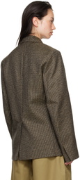 Sofie D'Hoore Brown Flap Pocket Blazer