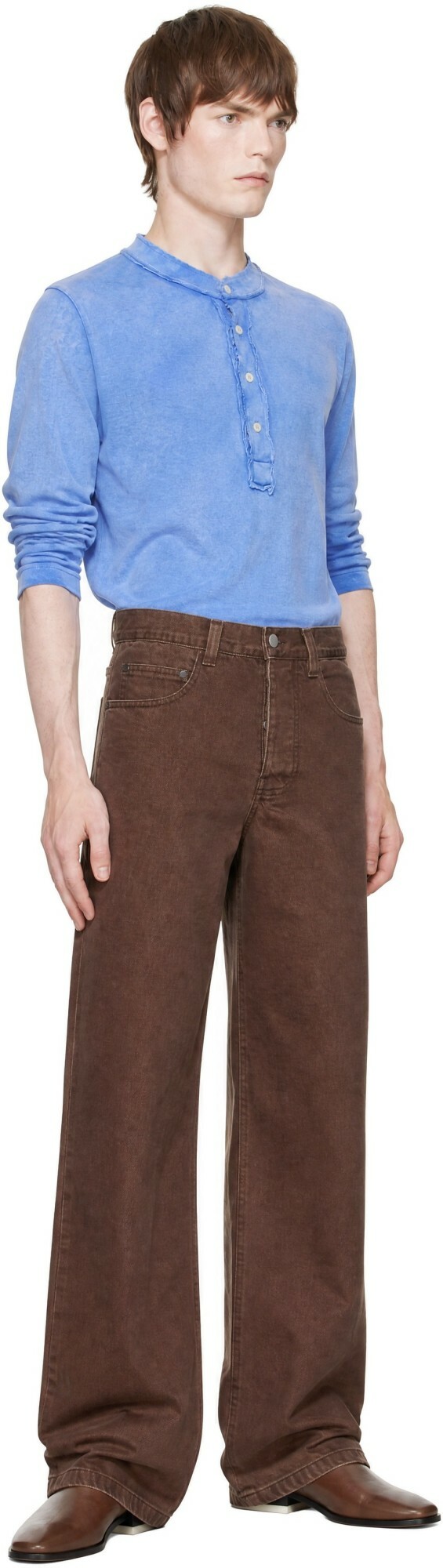colbo Brown Big Pocket Jeans