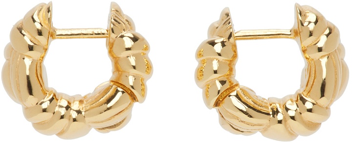 Photo: Bottega Veneta Gold Hoop Earrings