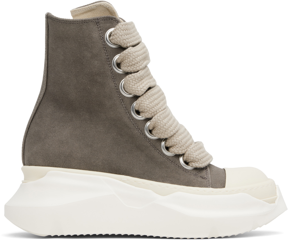Rick Owens Drkshdw Denim Foil Abstract High Sneakers Rick