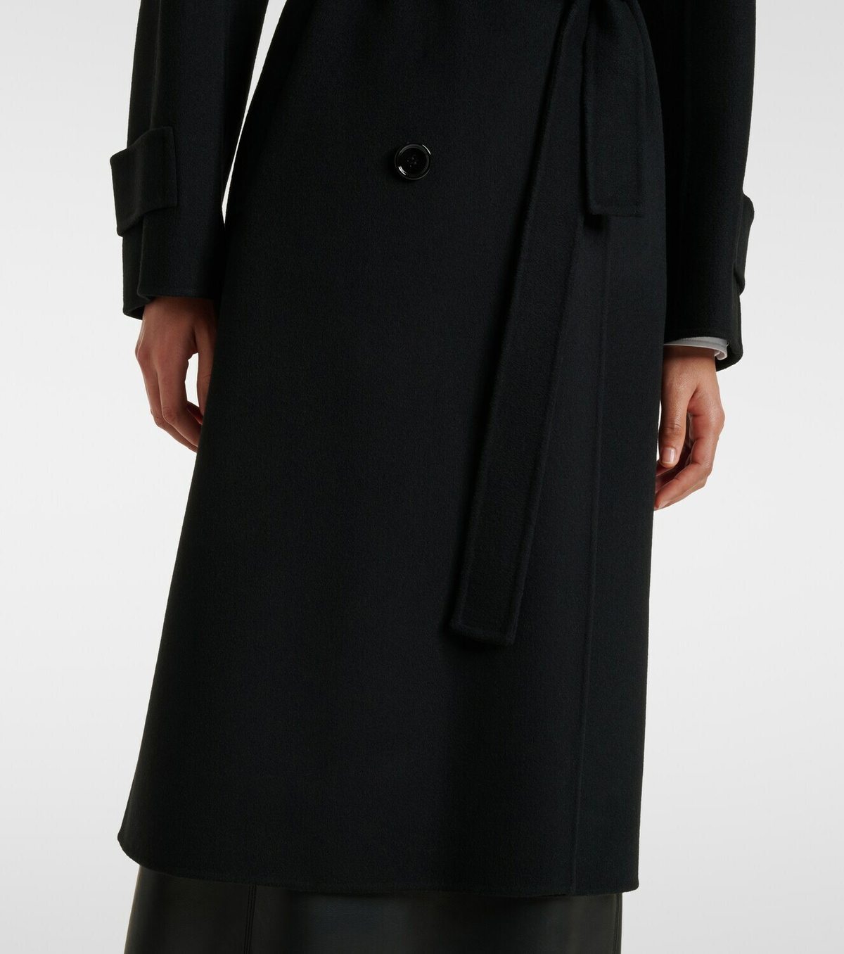 'S Max Mara Double-breasted virgin wool coat