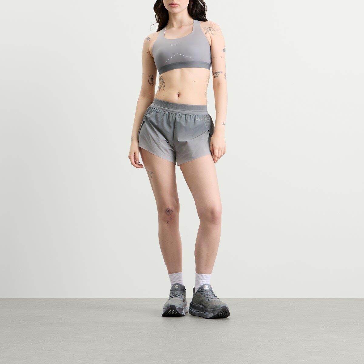 Nike Women's x Isamaya Ffrench Bra in Smoke Grey