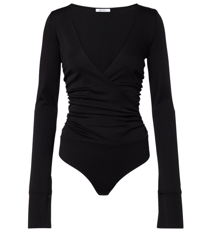Photo: Max Mara Nigella draped wool bodysuit