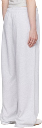 SKIMS Gray Summer Fleece Straight Leg Sweatpants