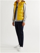 Moncler - Bormes Quilted Nylon Down Hooded Gilet - Yellow