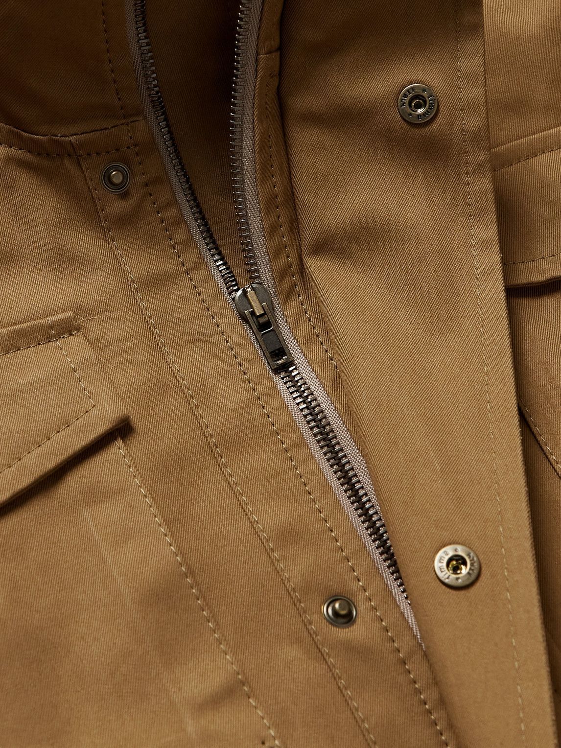 MP Massimo Piombo - Cotton-Drill Field Jacket - Brown