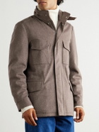 Loro Piana - Traveller Padded Rain System® Cashmere Field Jacket - Brown