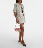 Valentino Garavani DeVain Small floral sequined shoulder bag