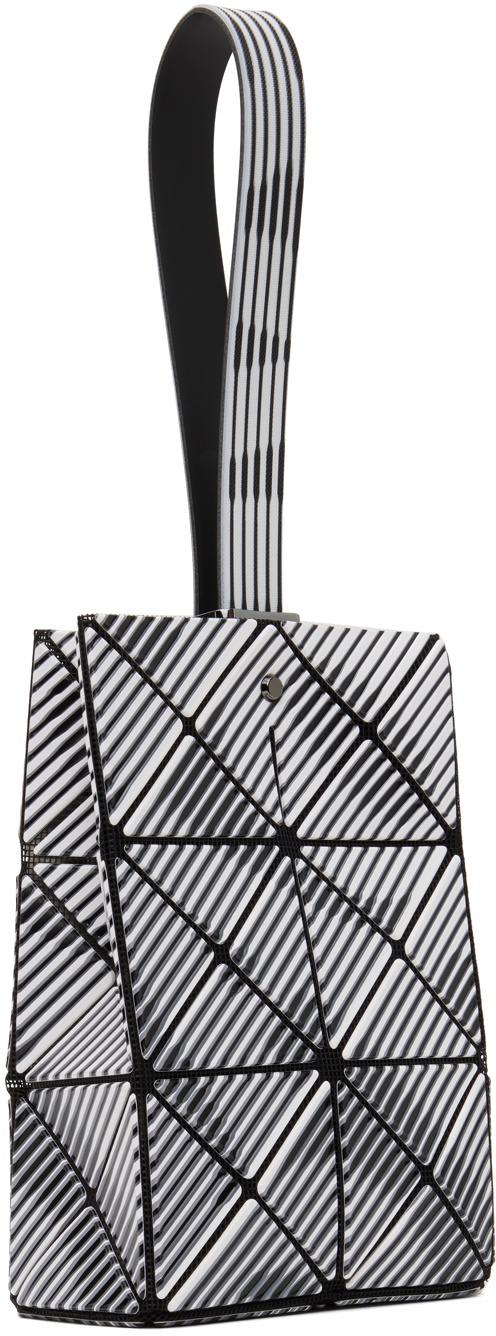 BAO BAO ISSEY MIYAKE Black & White Beam Pouch