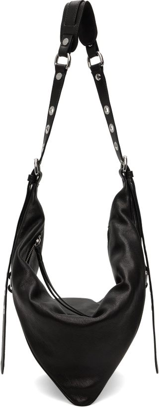 Photo: BY FAR Black Trayana Washed Leather Bag