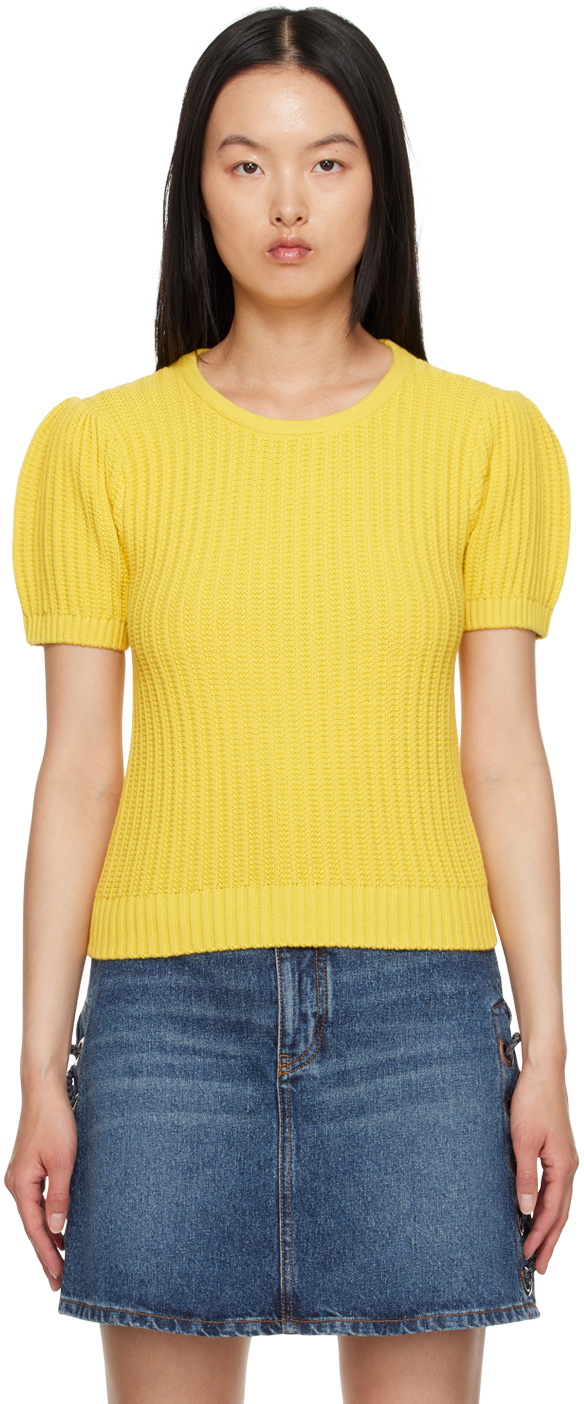 See by Chloé Yellow Rib Sweater