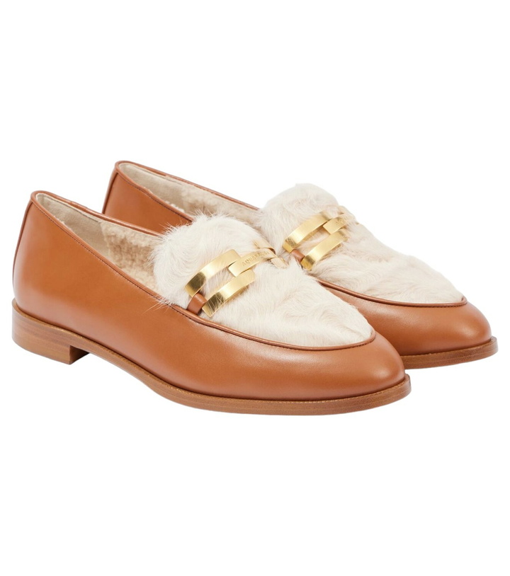 Photo: Aquazzura Brandi shearling loafers