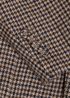 Officine Générale Houndstooth Wool-blend Blazer Brown