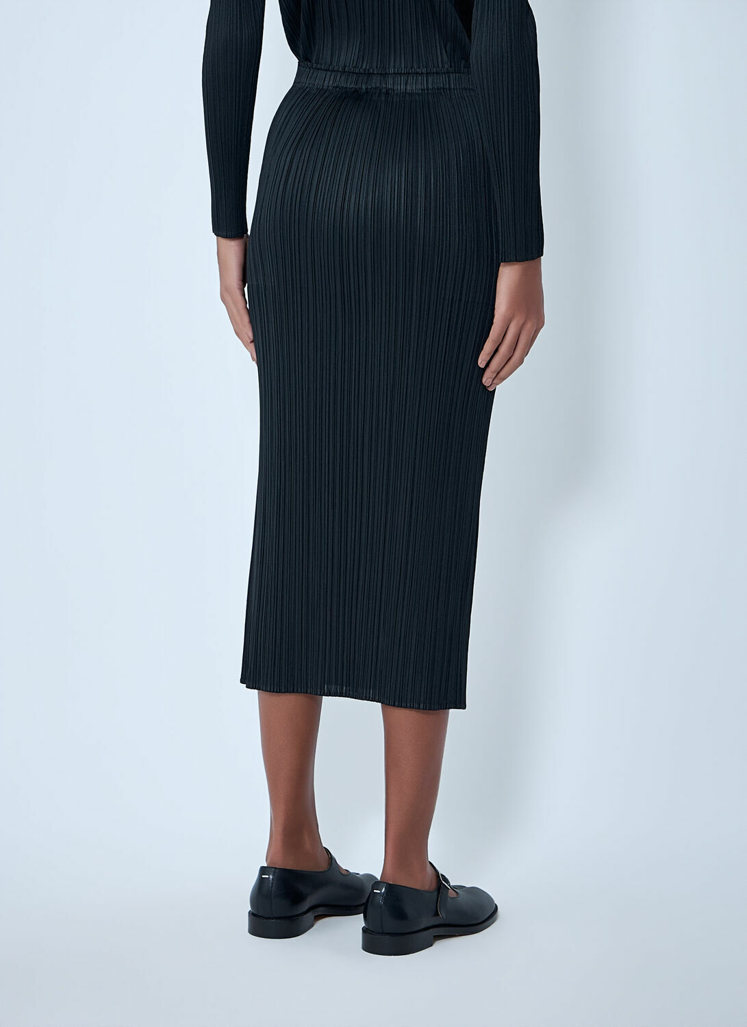 Pleats Please Issey Miyake Pleated Midi Skirt