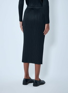 Pleats Please Issey Miyake Pleated Midi Skirt