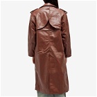 House Of Sunny Women's Montague Trench Coat in Chestnut