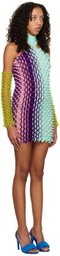 Chet Lo Blue Prism Minidress