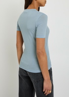 B Sides Vivien Cotton T-shirt Light Blue