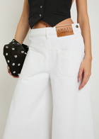 A.W.A.K.E Mode Mirrored Effect Wide-leg Denim Jeans White