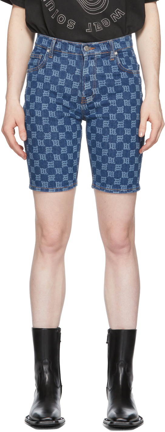 MISBHV Monogram Denim Shorts