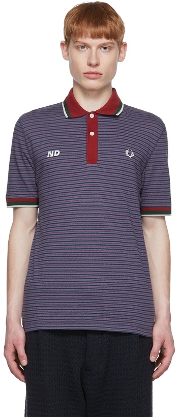 Photo: Nicholas Daley Navy Fred Perry Edition Cotton Polo