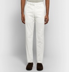 Richard James - Hyde Slim-Fit Cotton-Blend Twill Suit Trousers - White