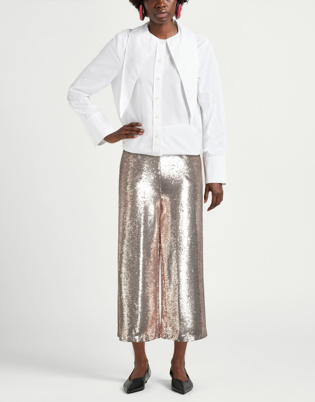 Manila Grace Womens Pants Platinum