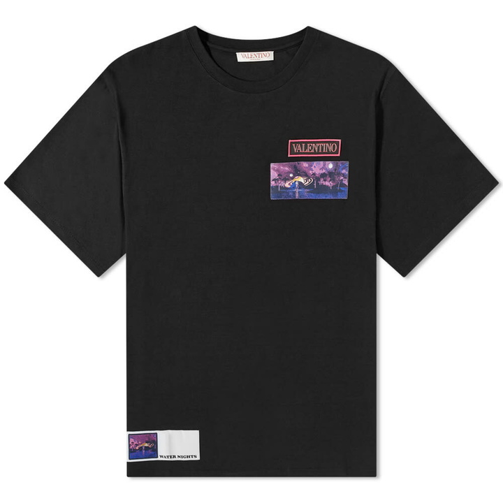 Photo: Valentino Men's Patch Logo T-Shirt in Black