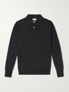 Hartford - Merino Wool Polo Shirt - Black