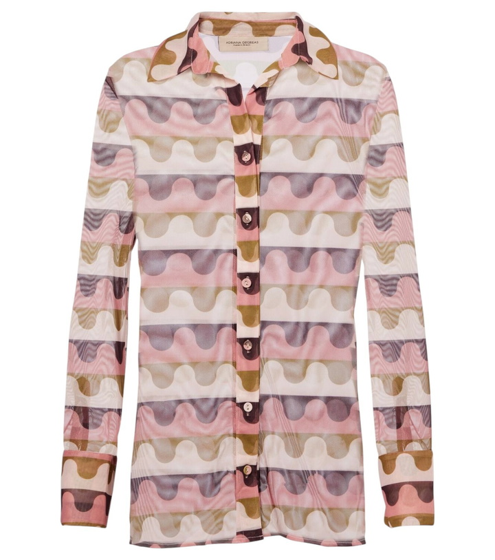Photo: Adriana Degreas Giardino printed shirt