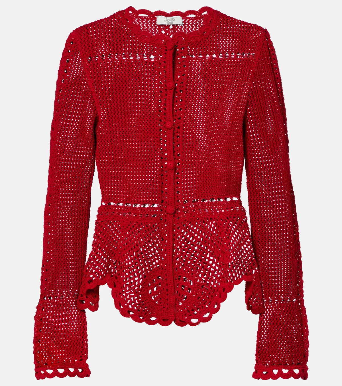 Erdem Crochet cotton cardigan