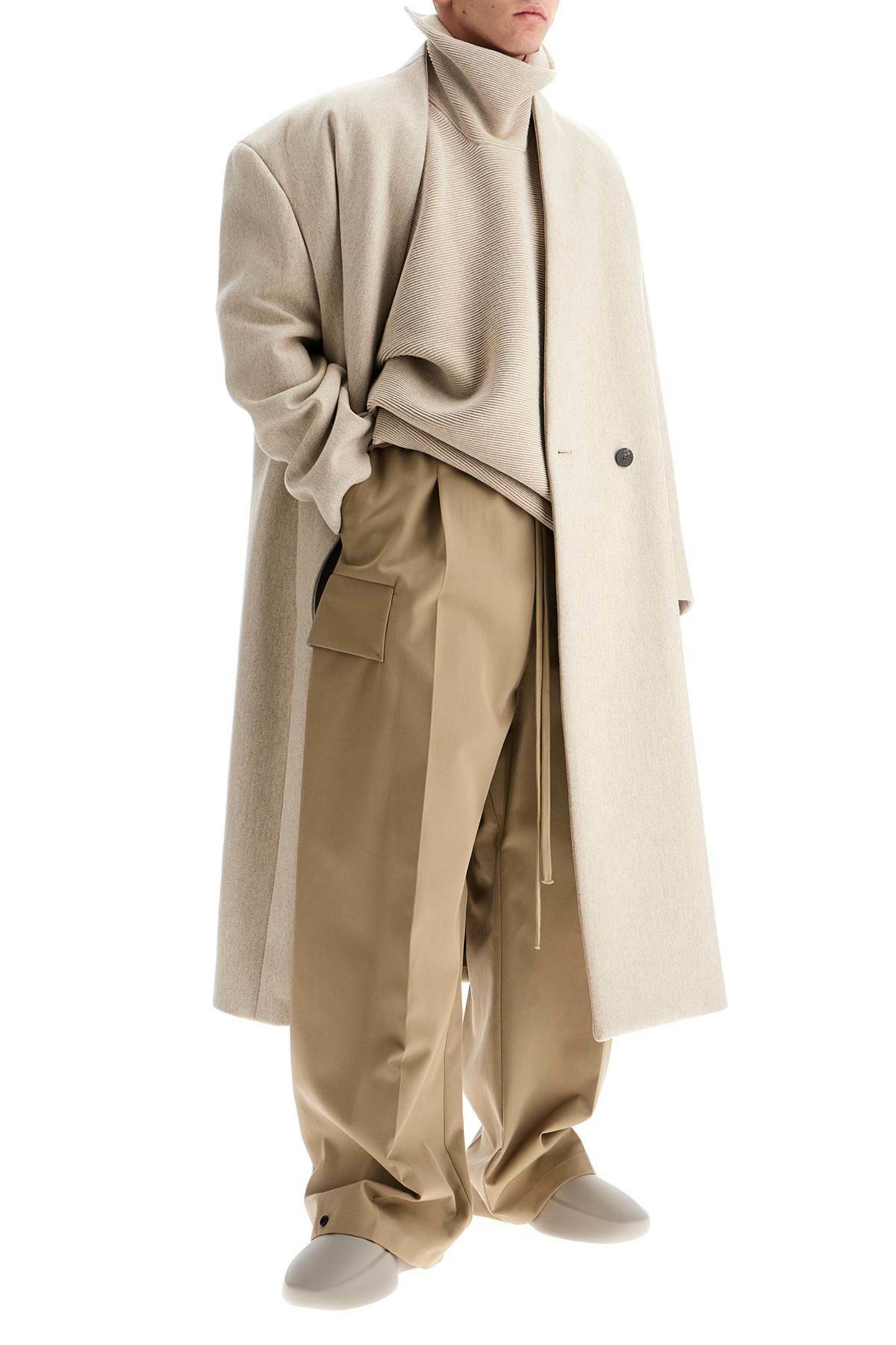 FEAR OF GOD high-neck ottoman pullover Beige Fear Of God