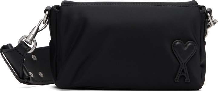 Photo: AMI Paris Black Nylon Marcel Lunch Box Bag