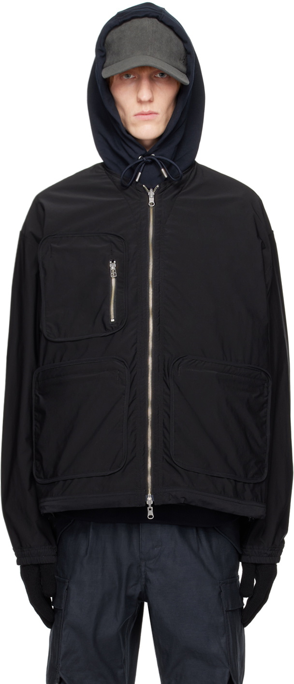 meanswhile Black 4Way Reversible Jacket