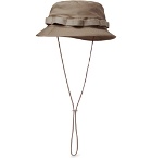 nonnative - Liberty of London Webbing-Trimmed Cotton and Linen-Blend Twill Bucket Hat - Beige