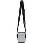 Coach 1941 Silver and Black Signature Dylan 10 Messenger Bag