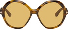 TOM FORD Brown Annabelle Sunglasses