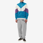 Palm Angels Men's Colourblock Track Jacket in Blue/Off White