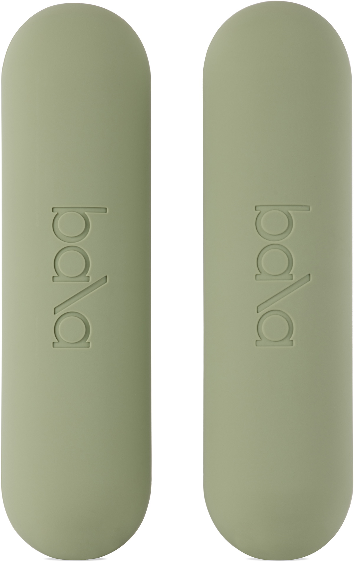 Bala Green 'Bala' Bars Dumbbells, 3 lb