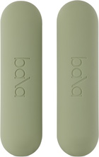 Bala Green 'Bala' Bars Dumbbells, 3 lb